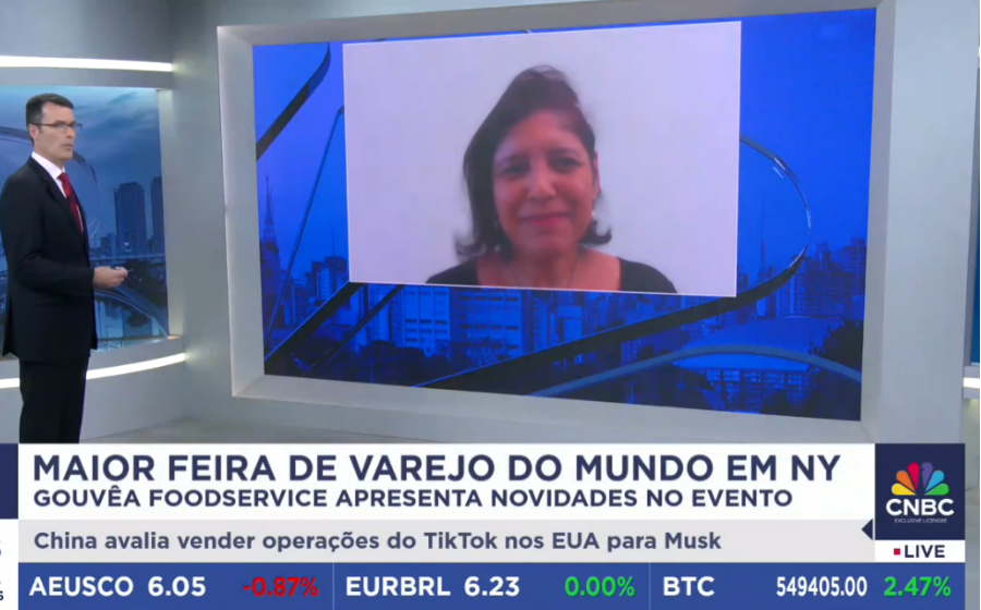 Times Brasil (CNBC): Cristina Souza da Gouvêa Foodservice destaca tendências do setor de alimentação na NRF 2025