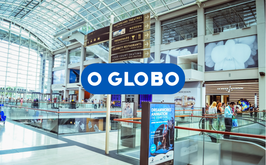 O Globo – Além das vitrines: shoppings deixam de ser só centros de compras e investem em bem-estar